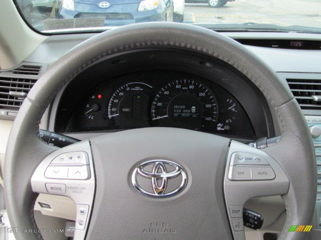 2008 Camry Hybrid - Super White / Bisque photo #15