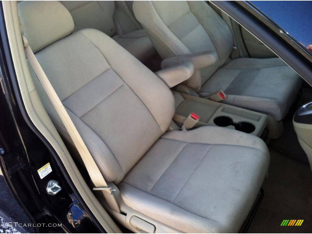 2008 CR-V LX 4WD - Nighthawk Black Pearl / Ivory photo #9
