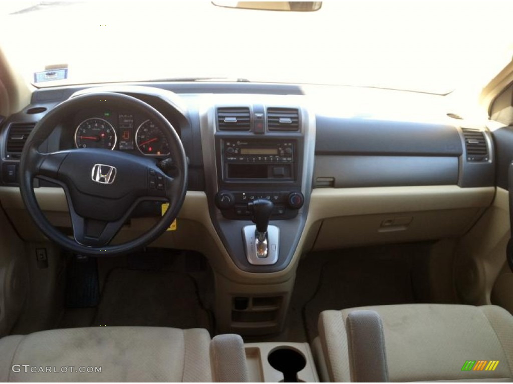 2008 CR-V LX 4WD - Nighthawk Black Pearl / Ivory photo #12