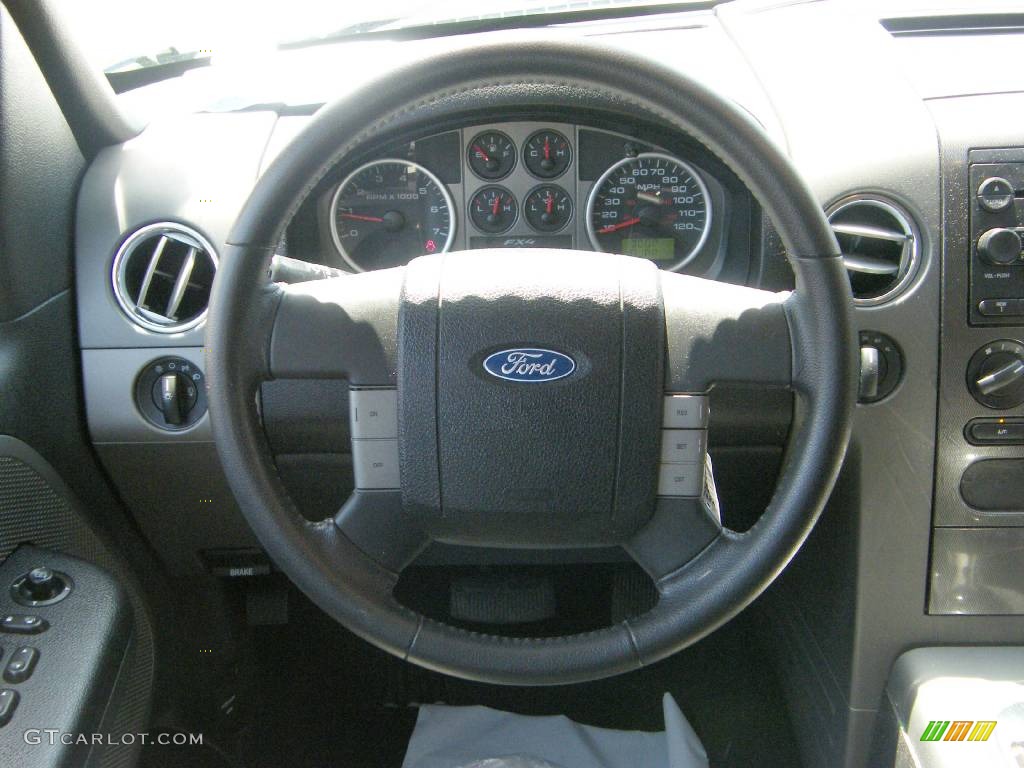 2005 F150 FX4 SuperCrew 4x4 - True Blue Metallic / Medium Flint/Dark Flint Grey photo #5