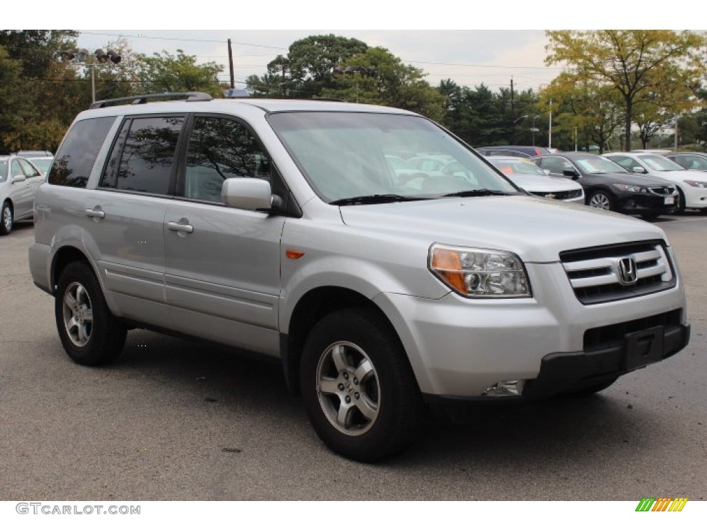 2007 Pilot EX-L 4WD - Billet Silver Metallic / Gray photo #3