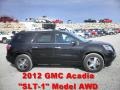 2012 Carbon Black Metallic GMC Acadia SLT AWD  photo #1