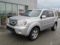 2011 Alabaster Silver Metallic Honda Pilot EX-L 4WD  photo #2