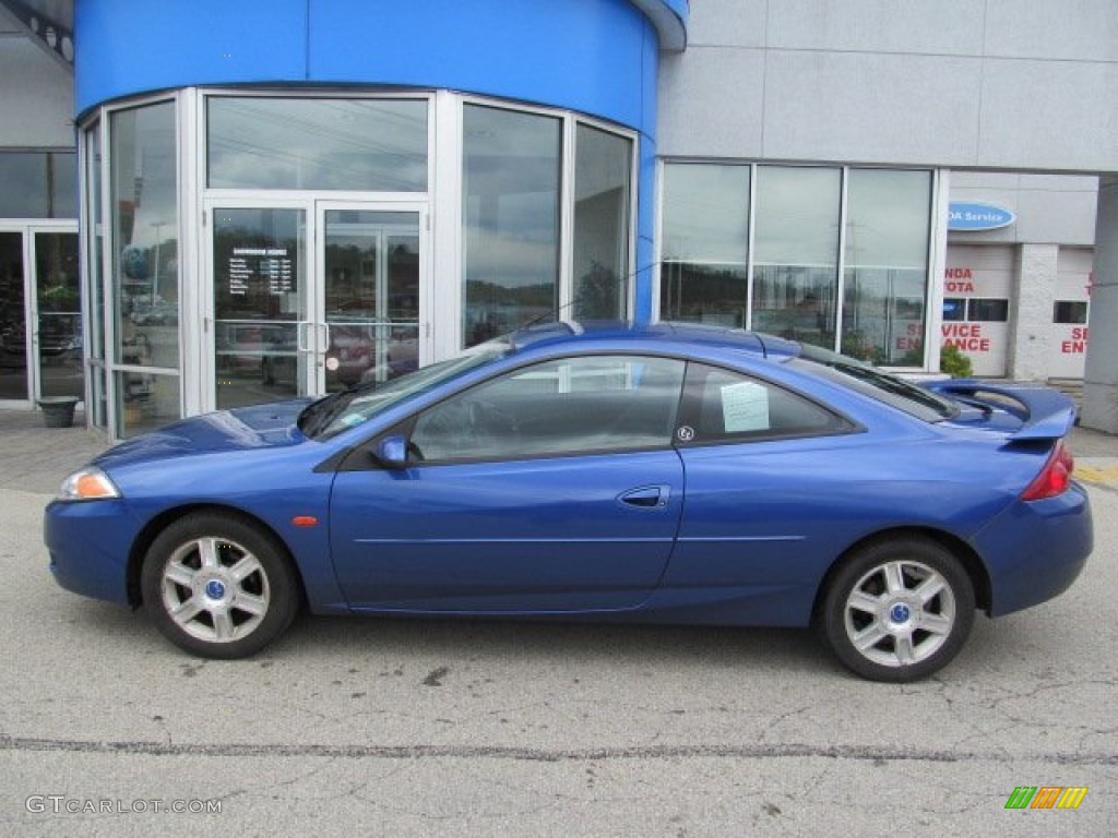 French Blue Metallic 2001 Mercury Cougar V6 Exterior Photo #71360024