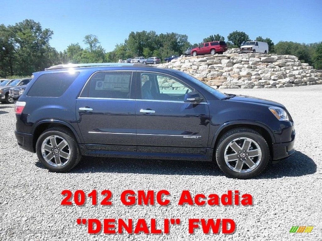 Deep Blue Metallic GMC Acadia