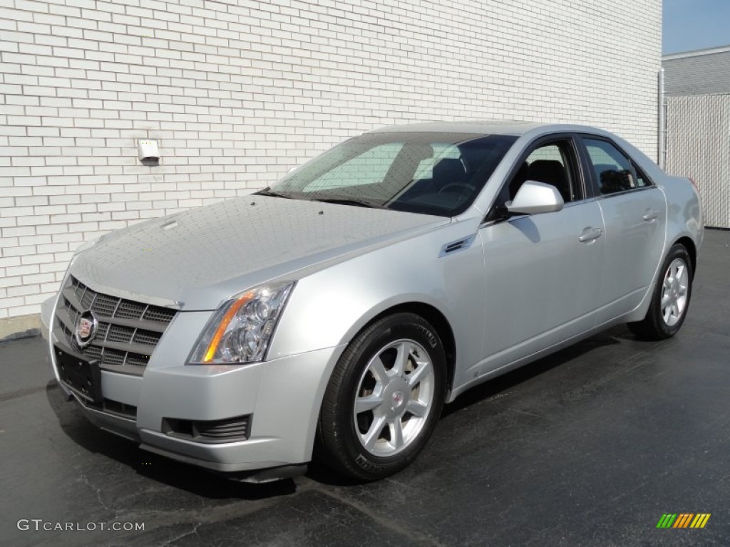 Radiant Silver 2009 Cadillac CTS Sedan Exterior Photo #71362649