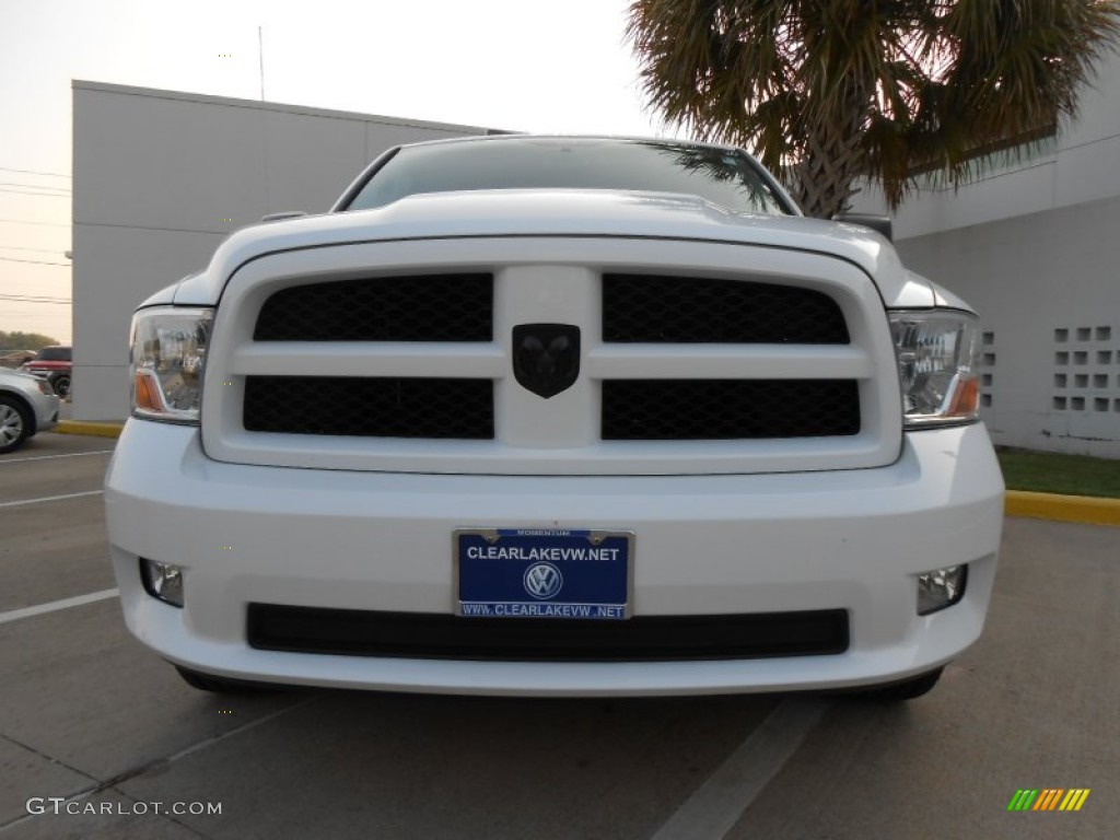 2012 Ram 1500 Express Regular Cab - Bright White / Dark Slate Gray/Medium Graystone photo #2