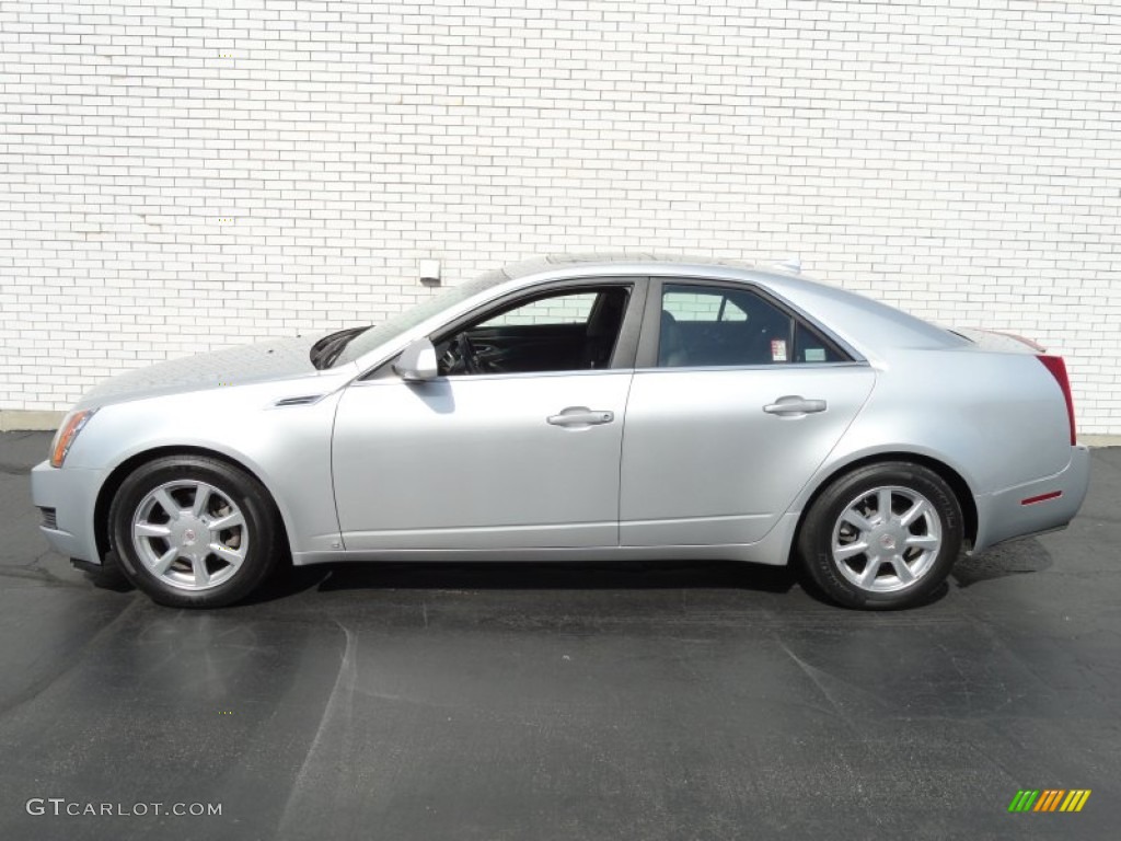 Radiant Silver 2009 Cadillac CTS Sedan Exterior Photo #71362703