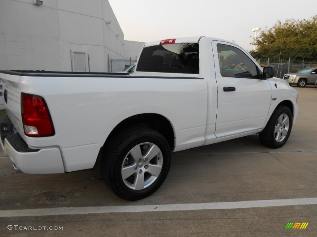 2012 Ram 1500 Express Regular Cab - Bright White / Dark Slate Gray/Medium Graystone photo #7