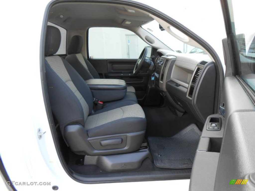 2012 Ram 1500 Express Regular Cab - Bright White / Dark Slate Gray/Medium Graystone photo #17