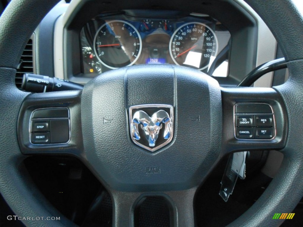 2012 Ram 1500 Express Regular Cab - Bright White / Dark Slate Gray/Medium Graystone photo #21