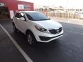 2013 Clear White Kia Sportage LX  photo #7