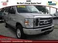 2011 Ingot Silver Metallic Ford E Series Van E350 XLT Extended Passenger  photo #1