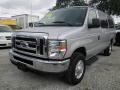 2011 Ingot Silver Metallic Ford E Series Van E350 XLT Extended Passenger  photo #6