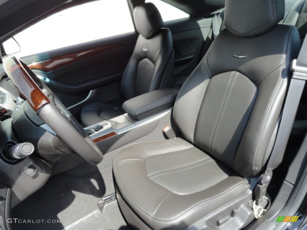 Ebony Interior 2013 Cadillac CTS 4 AWD Coupe Photo #71364509