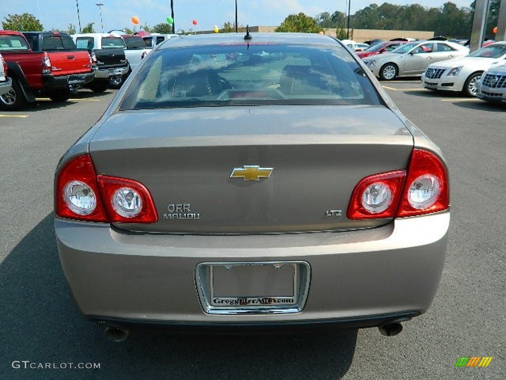 2008 Malibu LTZ Sedan - Amber Bronze Metallic / Cocoa/Cashmere Beige photo #4