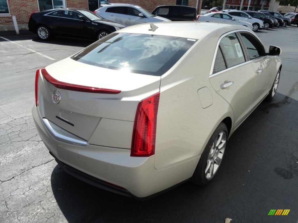 Silver Coast Metallic 2013 Cadillac ATS 2.5L Luxury Exterior Photo #71364848