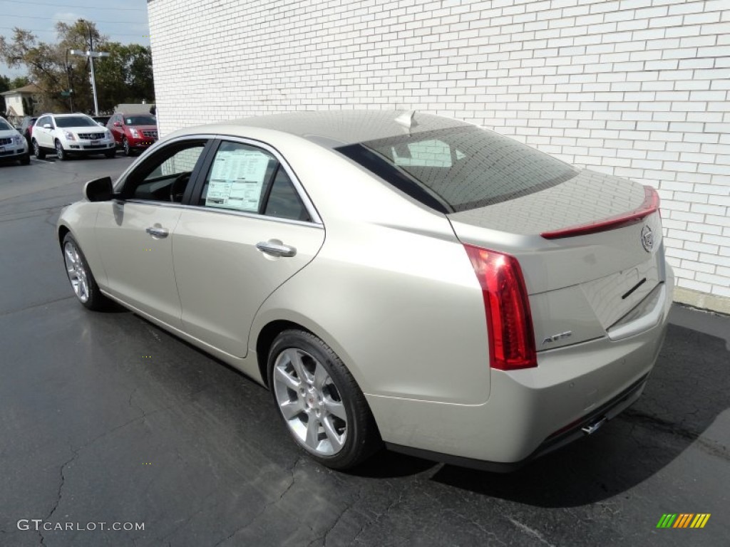 Silver Coast Metallic 2013 Cadillac ATS 2.5L Luxury Exterior Photo #71364866