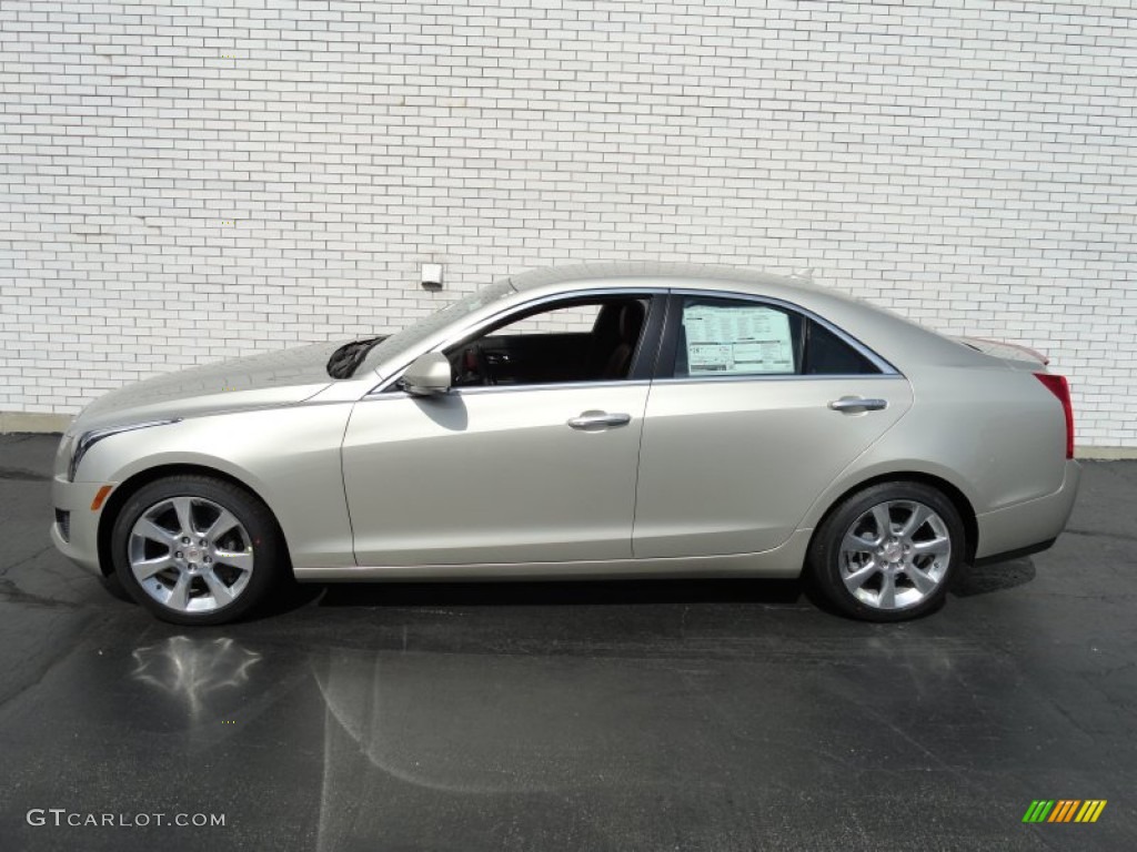 Silver Coast Metallic 2013 Cadillac ATS 2.5L Luxury Exterior Photo #71364872