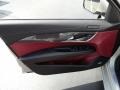 Morello Red/Jet Black Accents 2013 Cadillac ATS 2.5L Luxury Door Panel