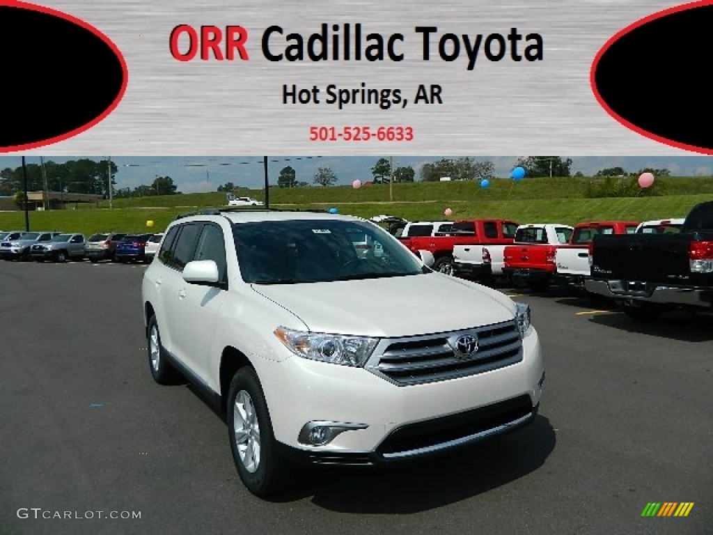 2013 Highlander  - Blizzard White Pearl / Ash photo #1