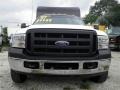 Oxford White - F450 Super Duty XL Crew Cab 4x4 Flat Bed Photo No. 3
