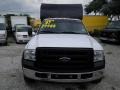 Oxford White - F450 Super Duty XL Crew Cab 4x4 Flat Bed Photo No. 4