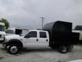Oxford White - F450 Super Duty XL Crew Cab 4x4 Flat Bed Photo No. 7