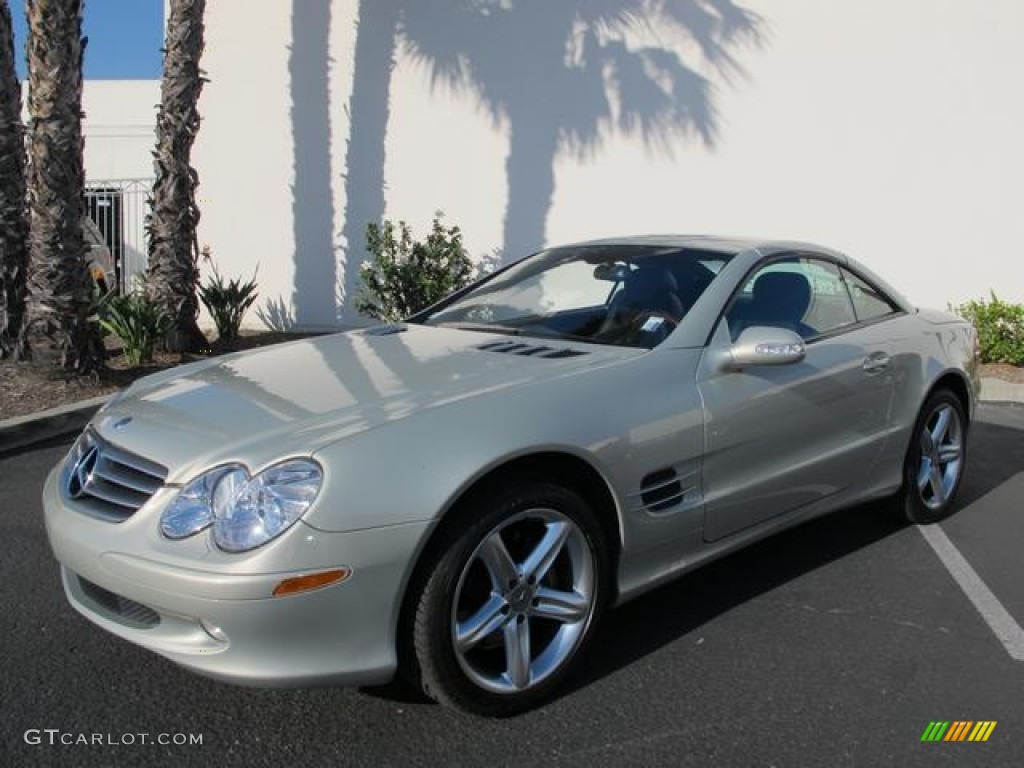 Pewter Silver Metallic 2003 Mercedes-Benz SL 500 Roadster Exterior Photo #71365997