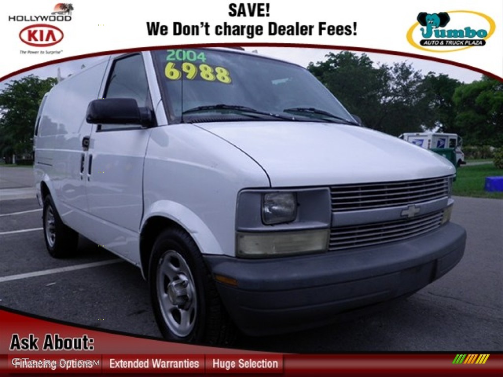 2004 Astro Commercial Van - Summit White / Medium Gray photo #1