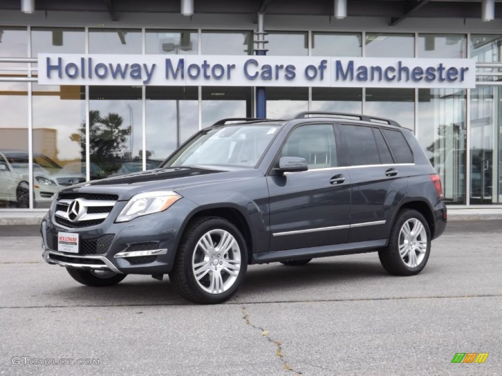 2013 GLK 350 4Matic - Steel Grey Metallic / Almond/Mocha photo #1