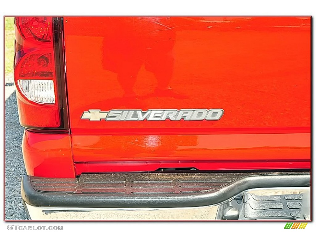 2005 Silverado 1500 LS Crew Cab - Victory Red / Tan photo #6