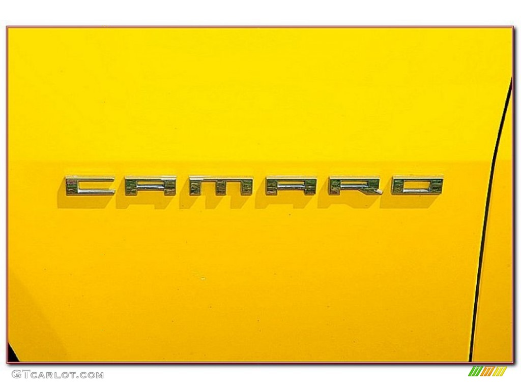 2010 Camaro LT/RS Coupe - Rally Yellow / Black photo #3