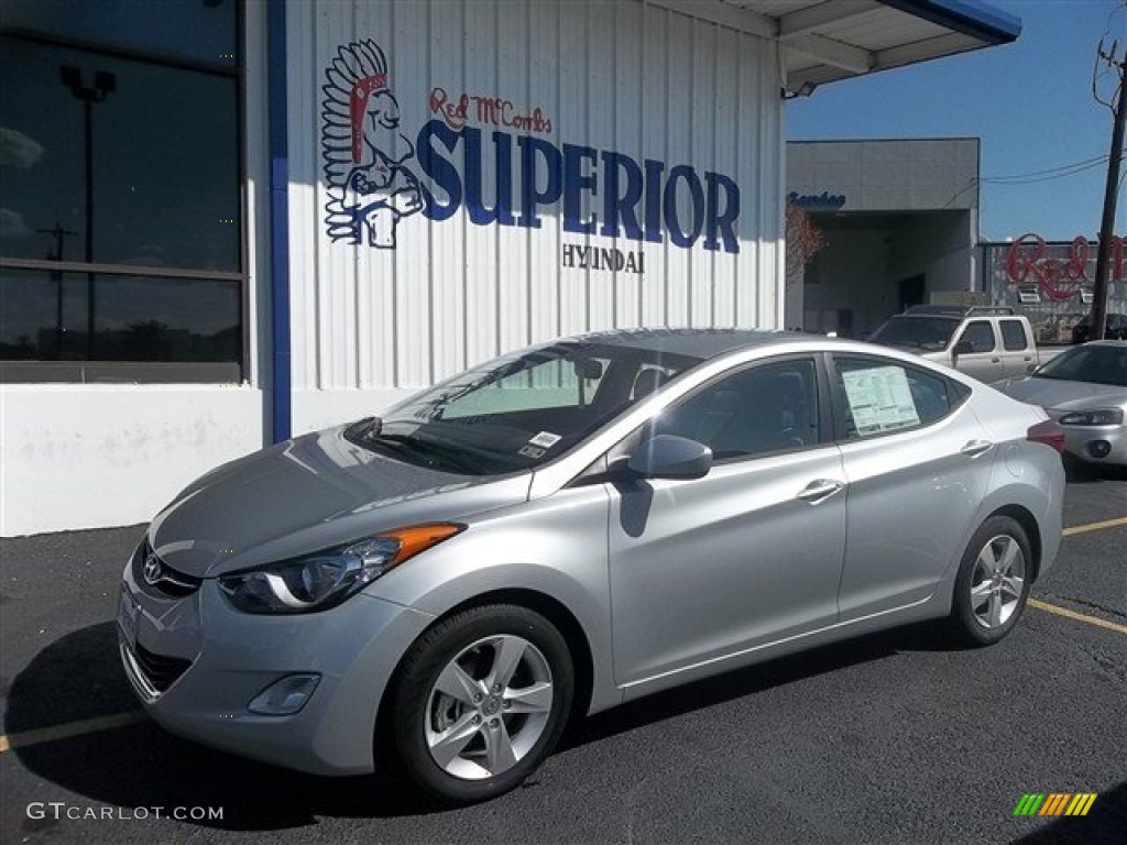 2013 Elantra GLS - Silver / Gray photo #2