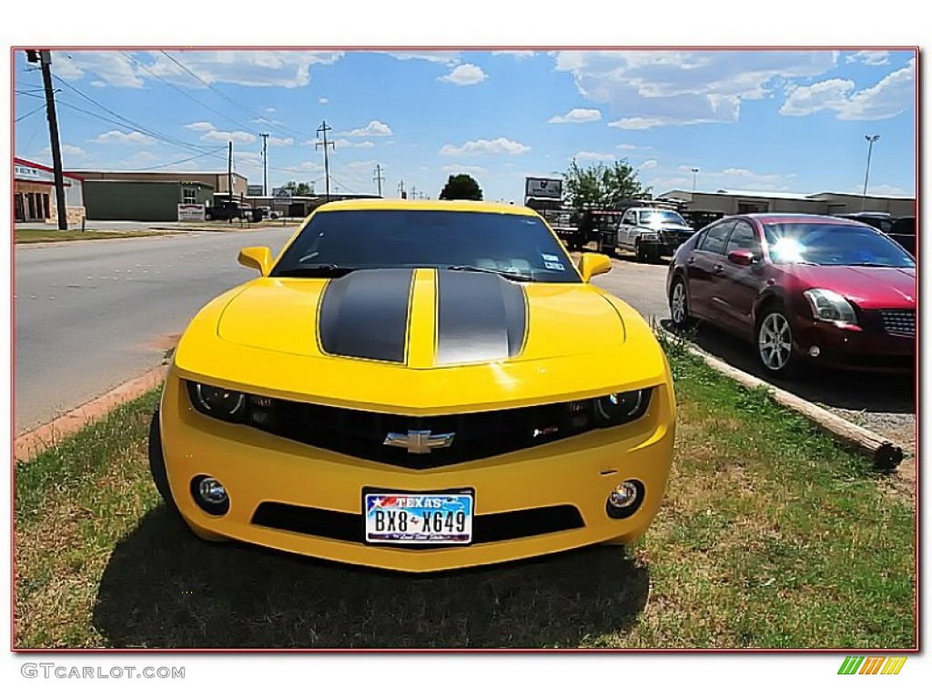 2010 Camaro LT/RS Coupe - Rally Yellow / Black photo #12