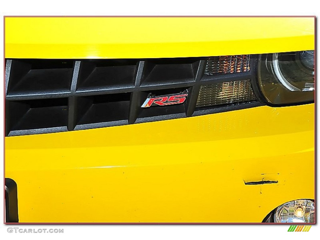 2010 Camaro LT/RS Coupe - Rally Yellow / Black photo #14