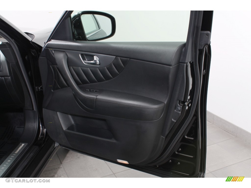 2012 Infiniti FX 35 AWD Graphite Door Panel Photo #71368682