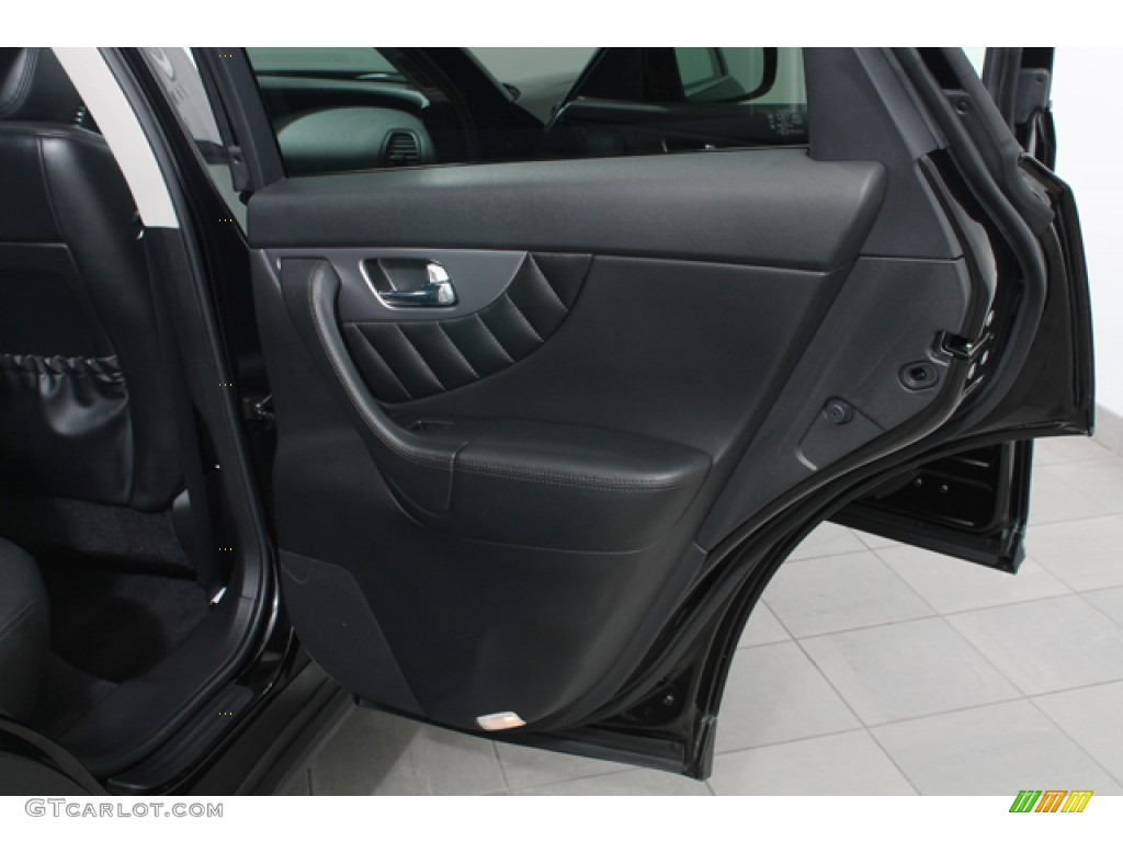 2012 Infiniti FX 35 AWD Graphite Door Panel Photo #71368691