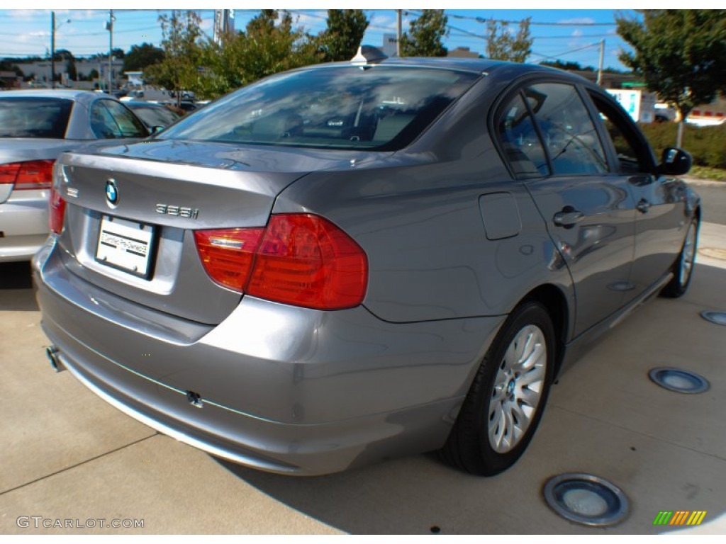 2009 3 Series 328xi Sedan - Space Grey Metallic / Black photo #6