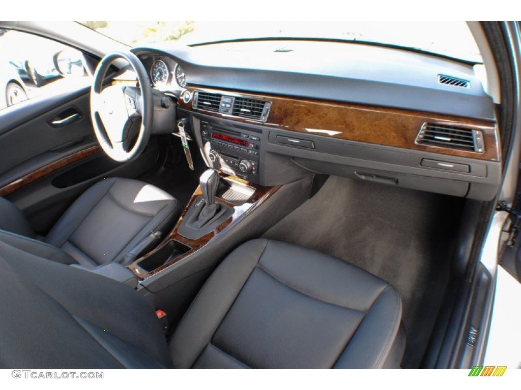 2009 3 Series 328xi Sedan - Space Grey Metallic / Black photo #9