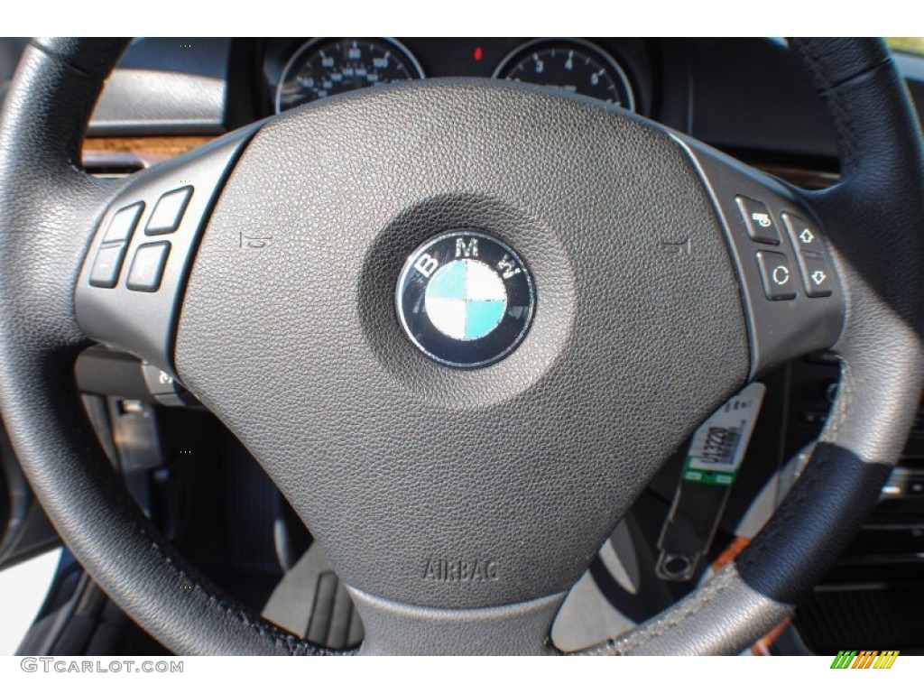 2009 3 Series 328xi Sedan - Space Grey Metallic / Black photo #14