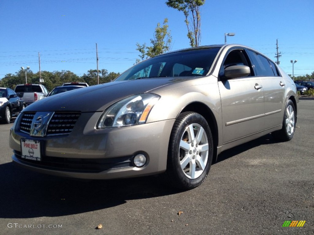 2006 Maxima 3.5 SL - Coral Sand Metallic / Black photo #1