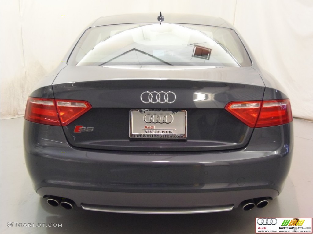 2008 S5 4.2 quattro - Meteor Grey Pearl Effect / Magma Red photo #18