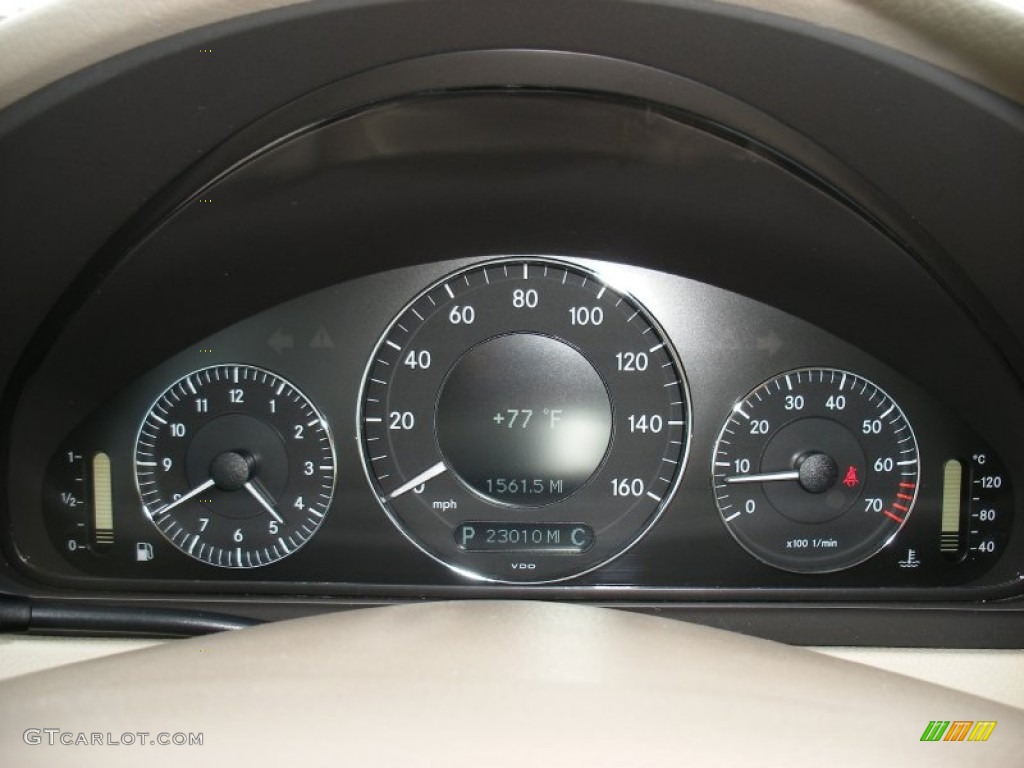 2008 Mercedes-Benz CLK 350 Coupe Gauges Photo #71370599