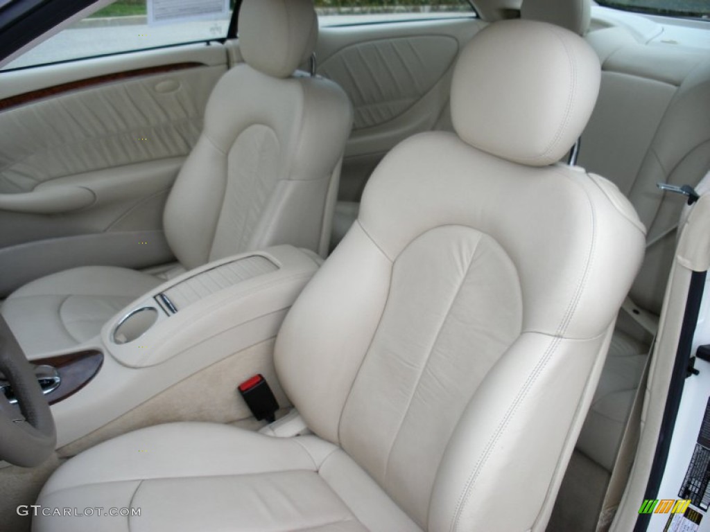 Stone Interior 2008 Mercedes-Benz CLK 350 Coupe Photo #71370617