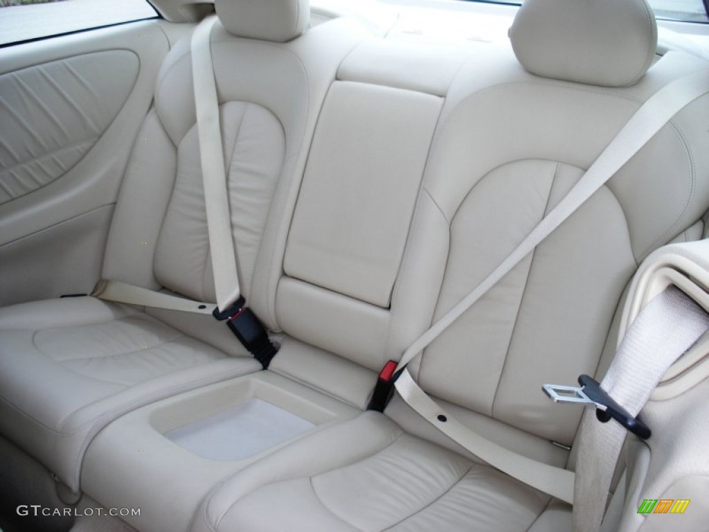 2008 Mercedes-Benz CLK 350 Coupe Rear Seat Photo #71370642