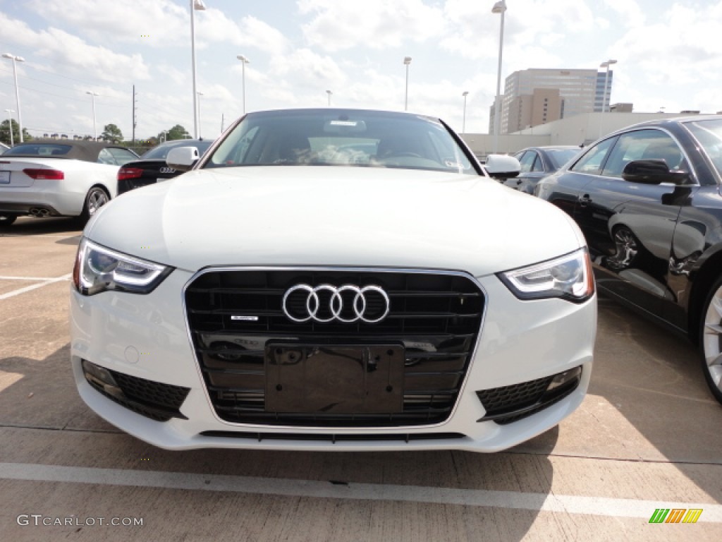 Glacier White Metallic 2013 Audi A5 2.0T quattro Coupe Exterior Photo #71370788