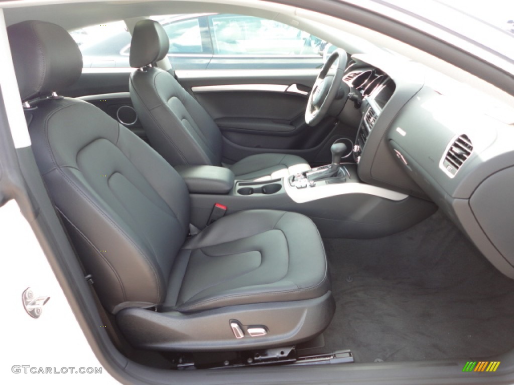 Black Interior 2013 Audi A5 2.0T quattro Coupe Photo #71370854