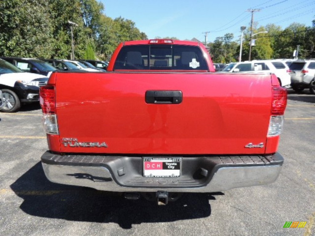 2011 Tundra SR5 Double Cab 4x4 - Radiant Red / Graphite Gray photo #7