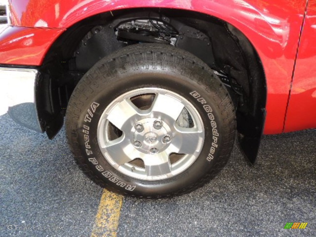2011 Tundra SR5 Double Cab 4x4 - Radiant Red / Graphite Gray photo #13